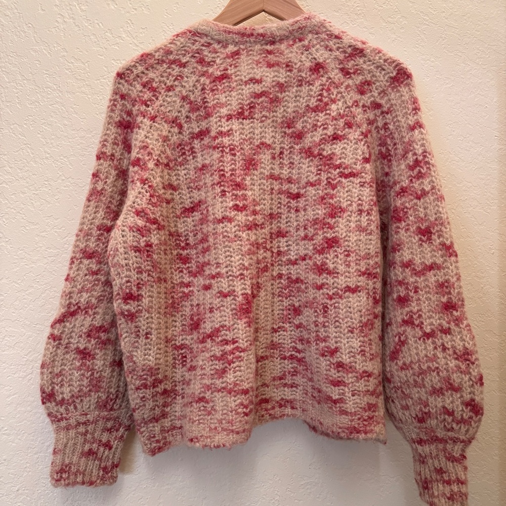 Sezane Emile Pink and Cream Sweater XS - Picture 5 of 7